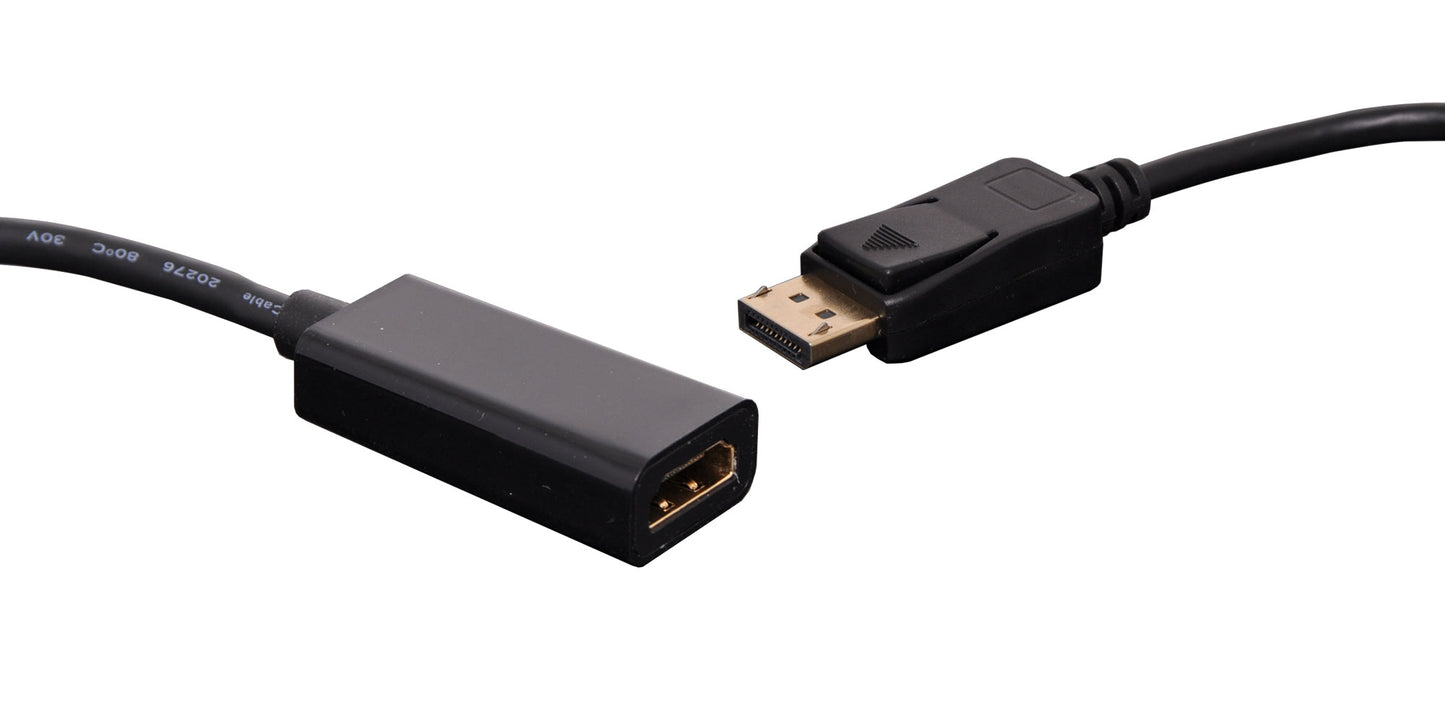 DisplayPort Male to HDMI Female 4K @ 60Hz Passive Lead P6555B