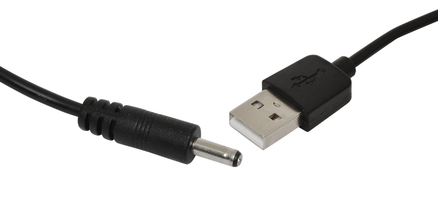 DC Power Cable USB Type A Male To 1.35mm DC Plug 1m P6703