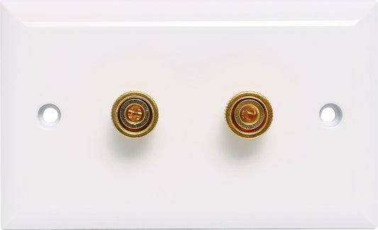 Wall Plate 12 x Binding Post Economy Speaker P6810A