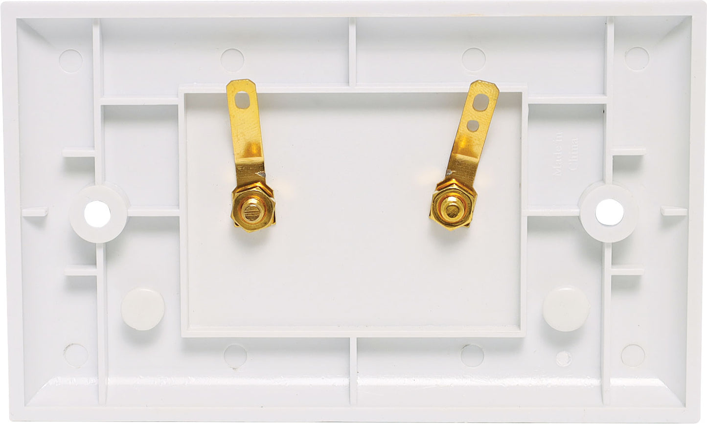 Wall Plate 12 x Binding Post Economy Speaker P6810A