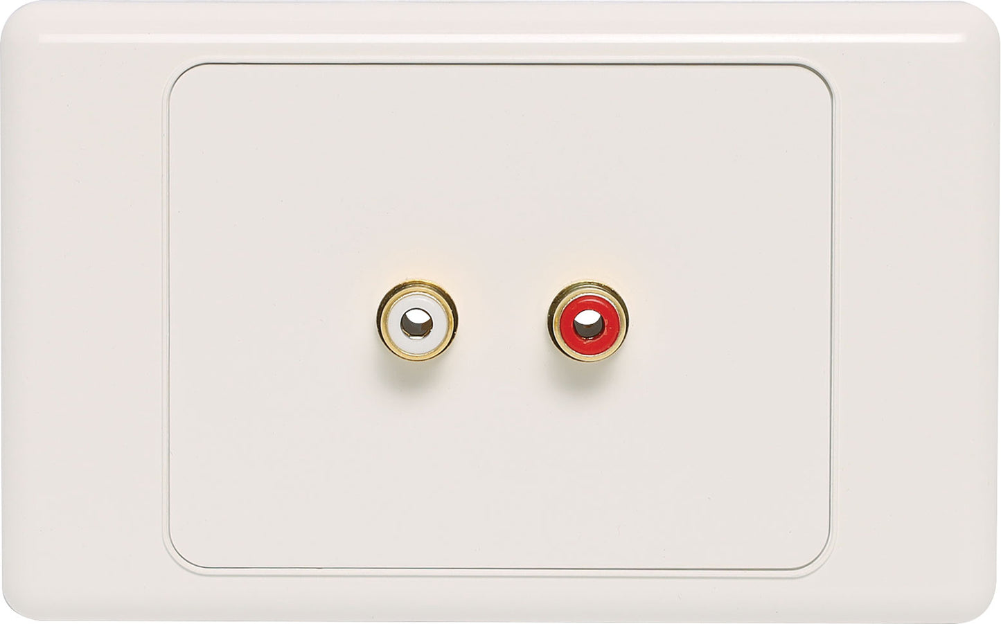 Wall Plate 12 x RCA Dual Cover P6821A