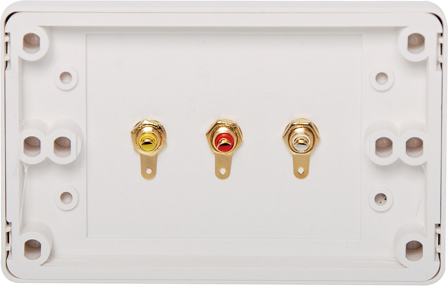 Wall Plate 3 x RCA HPM Excel P6825