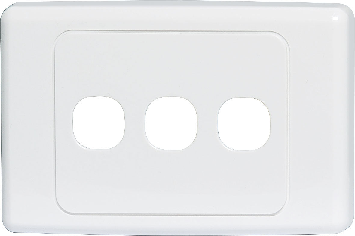 Wall Plate 3 Way Clipsal Clip-In P6925