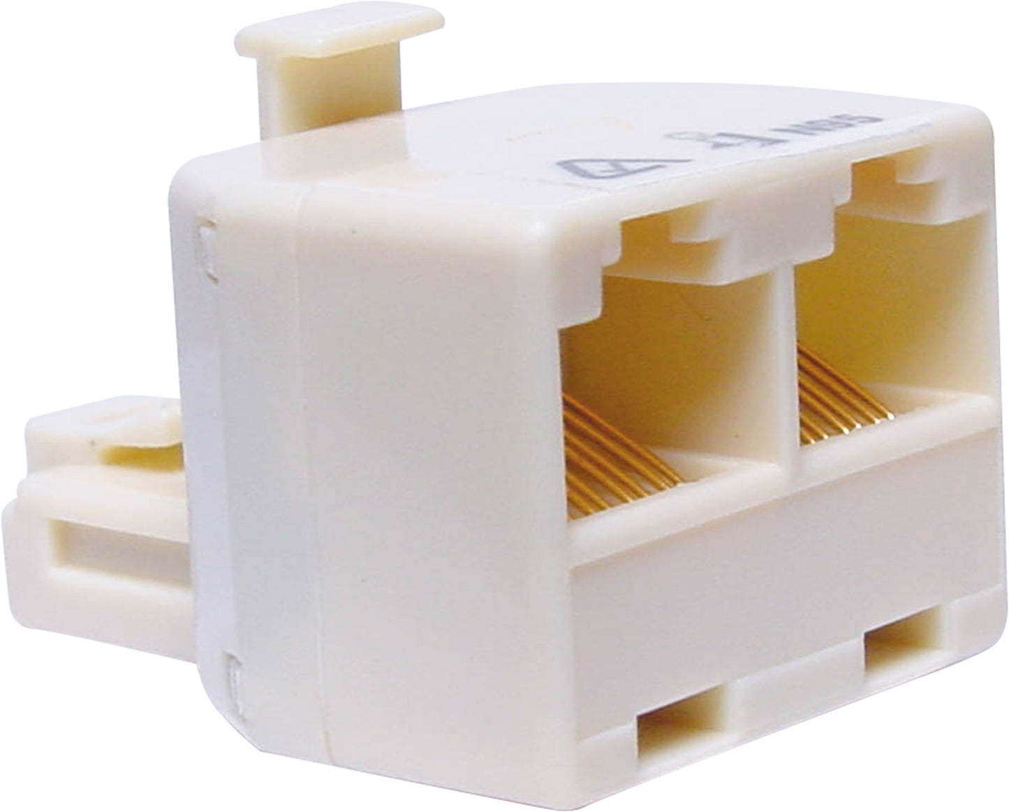Telephone Adapter RJ45 Plug To 2 X RJ45 Sockets 8P8C P7052A