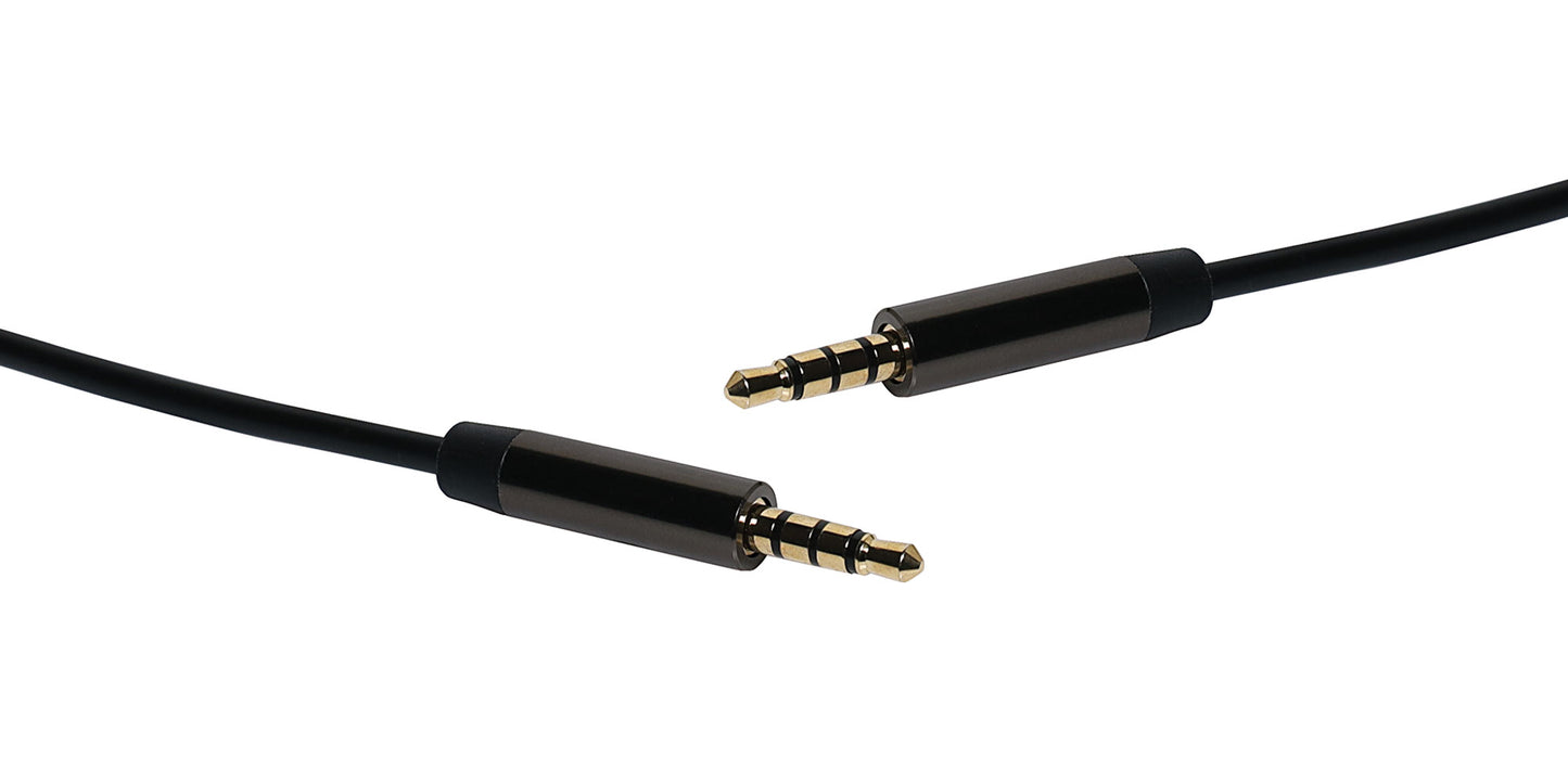 Audio Lead 3.5mm TRRS Plug to TRRS Plug Cable 2m P7218