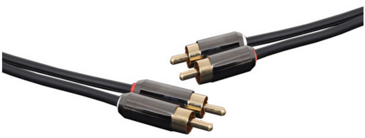 Audio Lead Stereo Dual RCA Male to Dual RCA Male Cable 0.75m P7250A