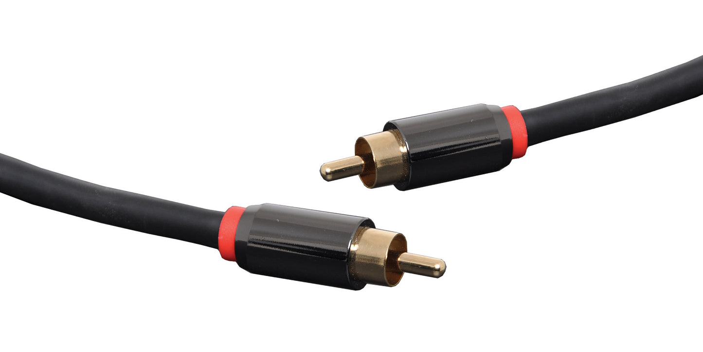 Audio Visual Lead RCA Male To RCA Male Cable Pro Grade 75 Ohm 3m P7321A
