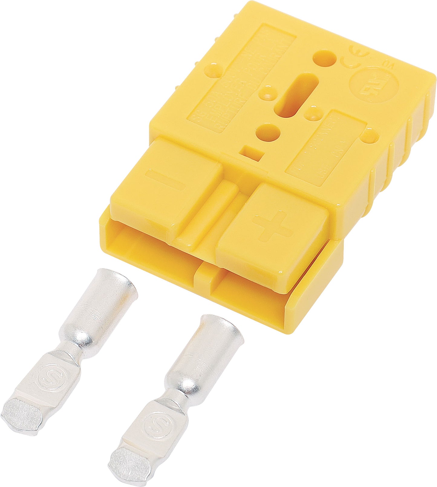 DC Power Connectors 50A 600V Yellow High Current DC Anderson Style Power Plug P7765