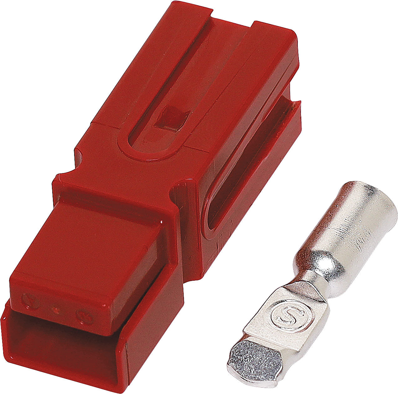 Anderson Plug Power Pole Style High Current DC 75A 600V Red P7817B