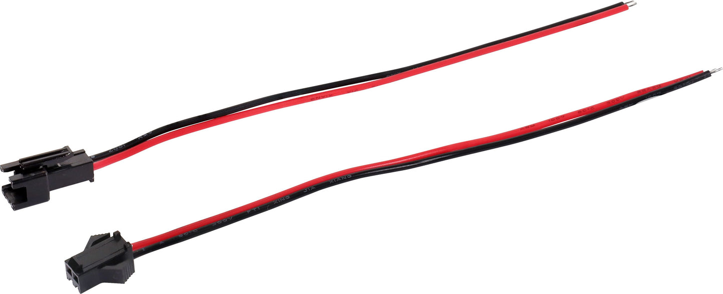 DC Power Connectors JST Style SM 2 Pin Plug / Socket Cable Set P7834