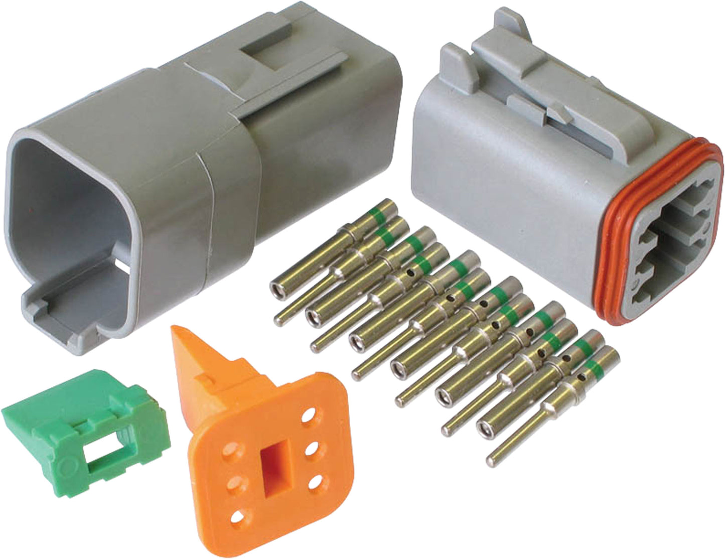 DC Power Connector DE-DT6-1 6-Pin 13A IP67 Weatherproof Connector P7886