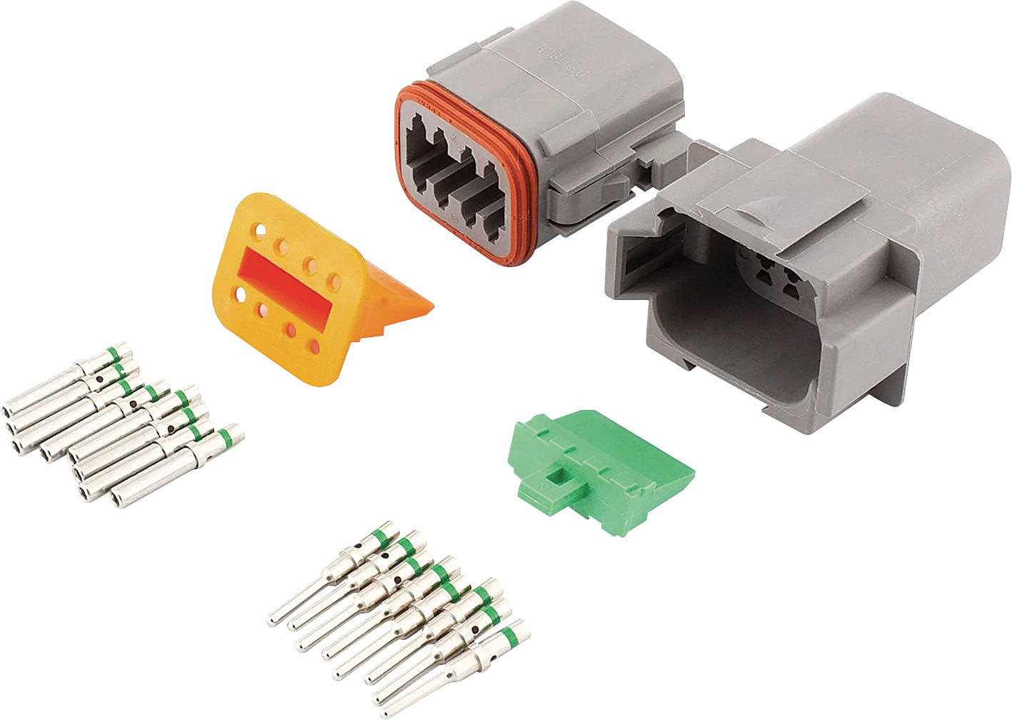 DC Power Connectors 8-Pin 13A IP67 Weatherproof Connector P7888