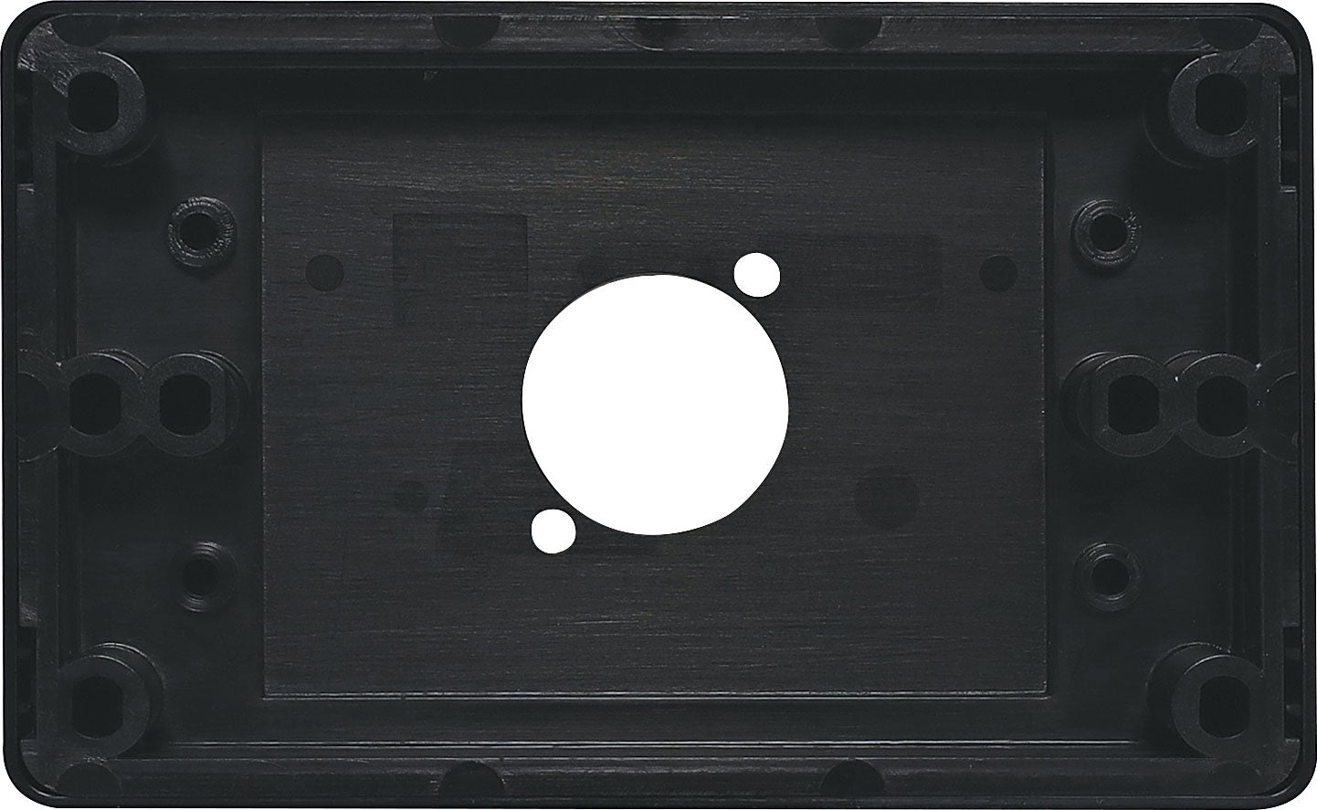 Wall Plate For D Series Connector Black P8021
