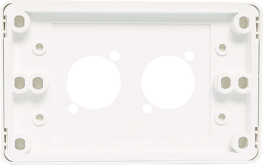 Wall Plate For Dual D Series Connectors P8022