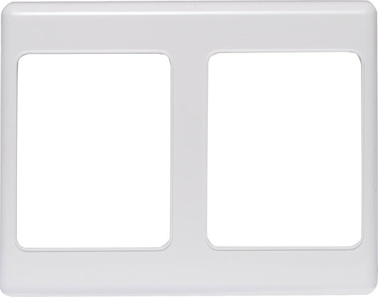 Wall Plate White Dual Blank Cover P8033