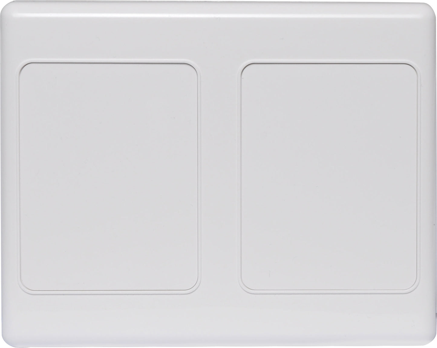 Wall Plate White Dual Blank Cover P8033