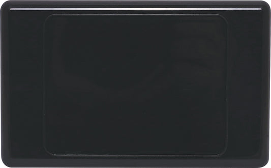 Wall Plate Dual Cover Black P8039