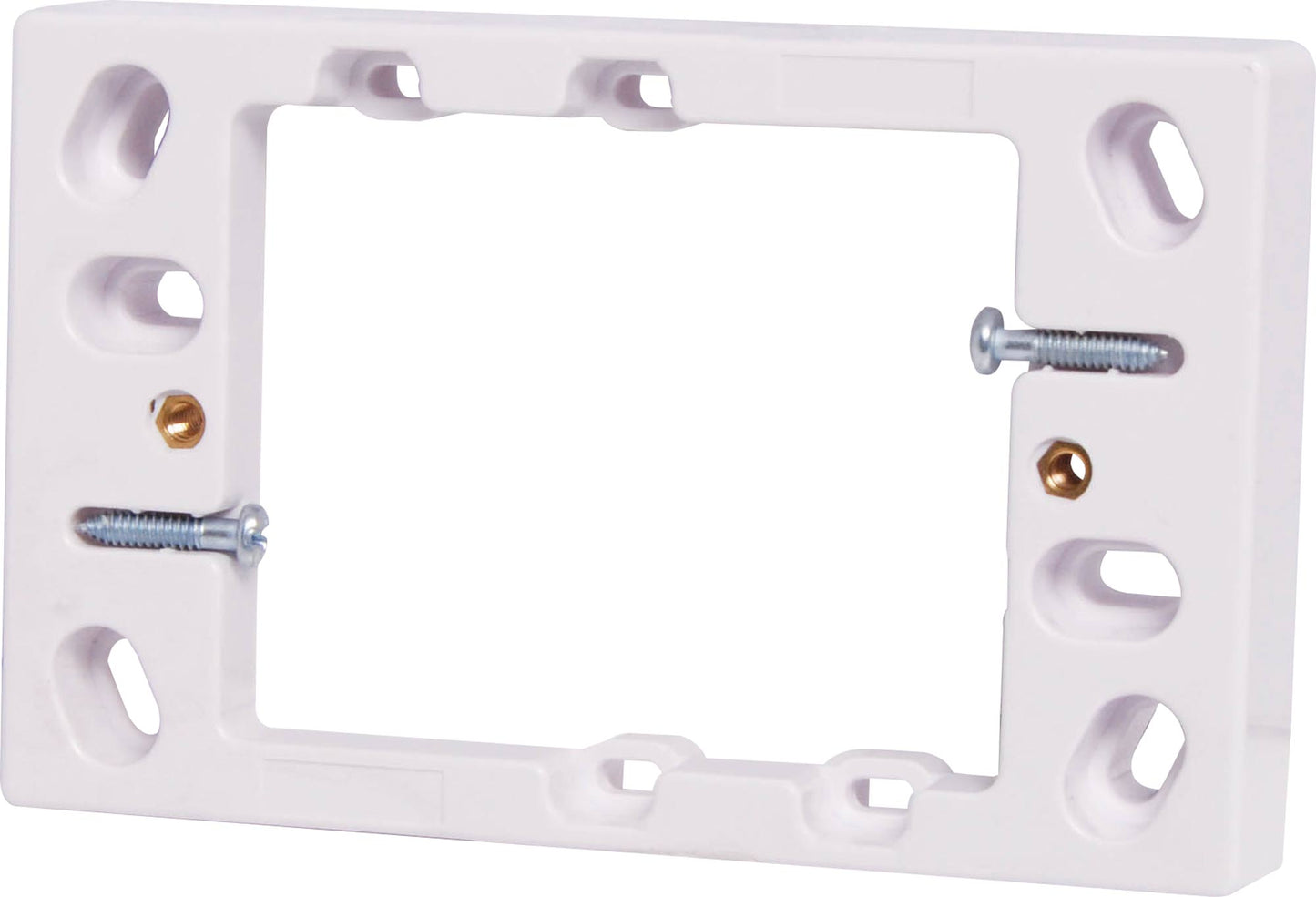 Wall Plate 18mm Single Gang Mains Mounting Block P8054