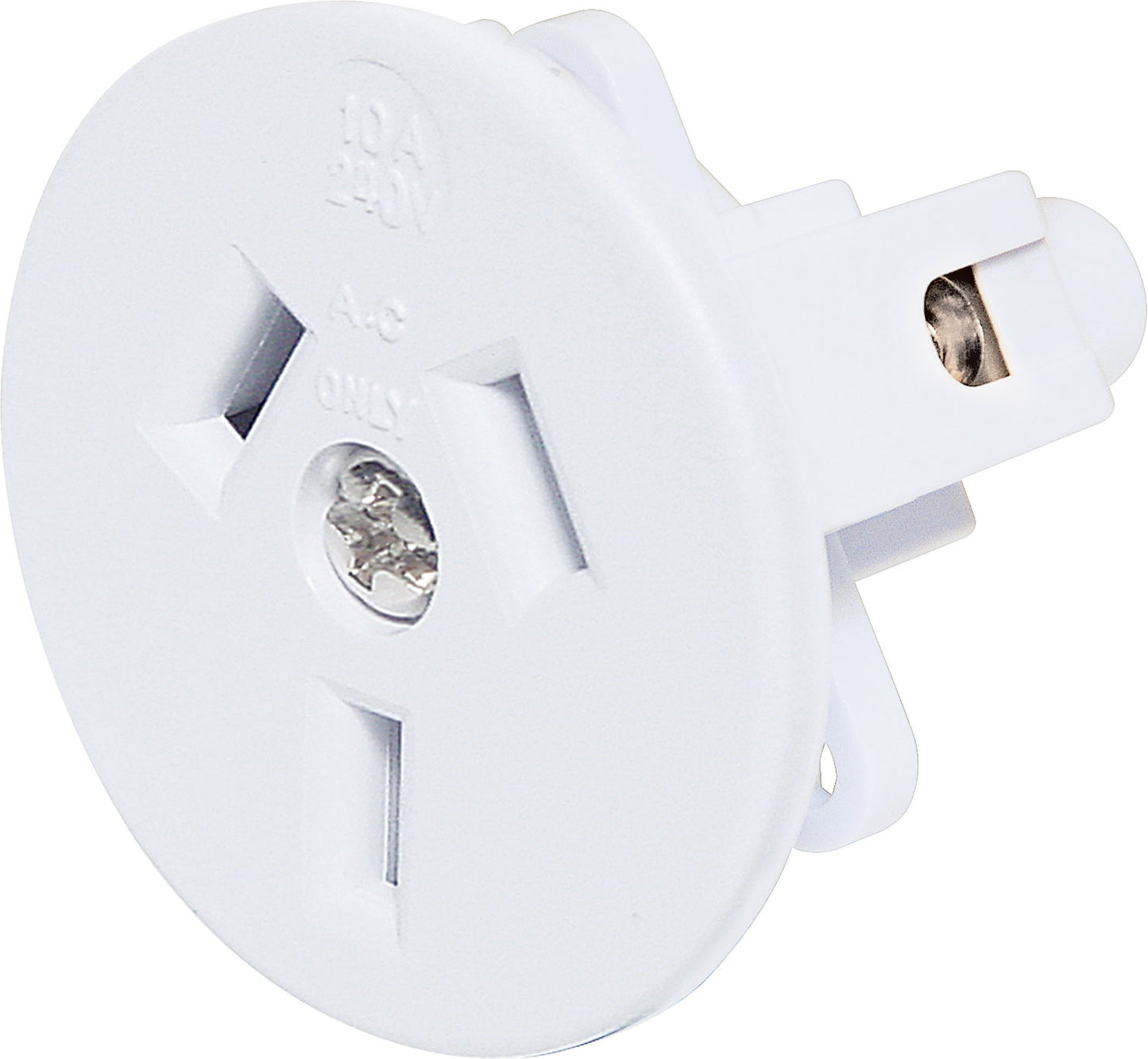 Mains Socket 3 Pin 10A Flush Mount (Side Wire Entry) P8241