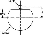 Mains Socket 3 Pin 10A Flush Mount (Side Wire Entry) P8241