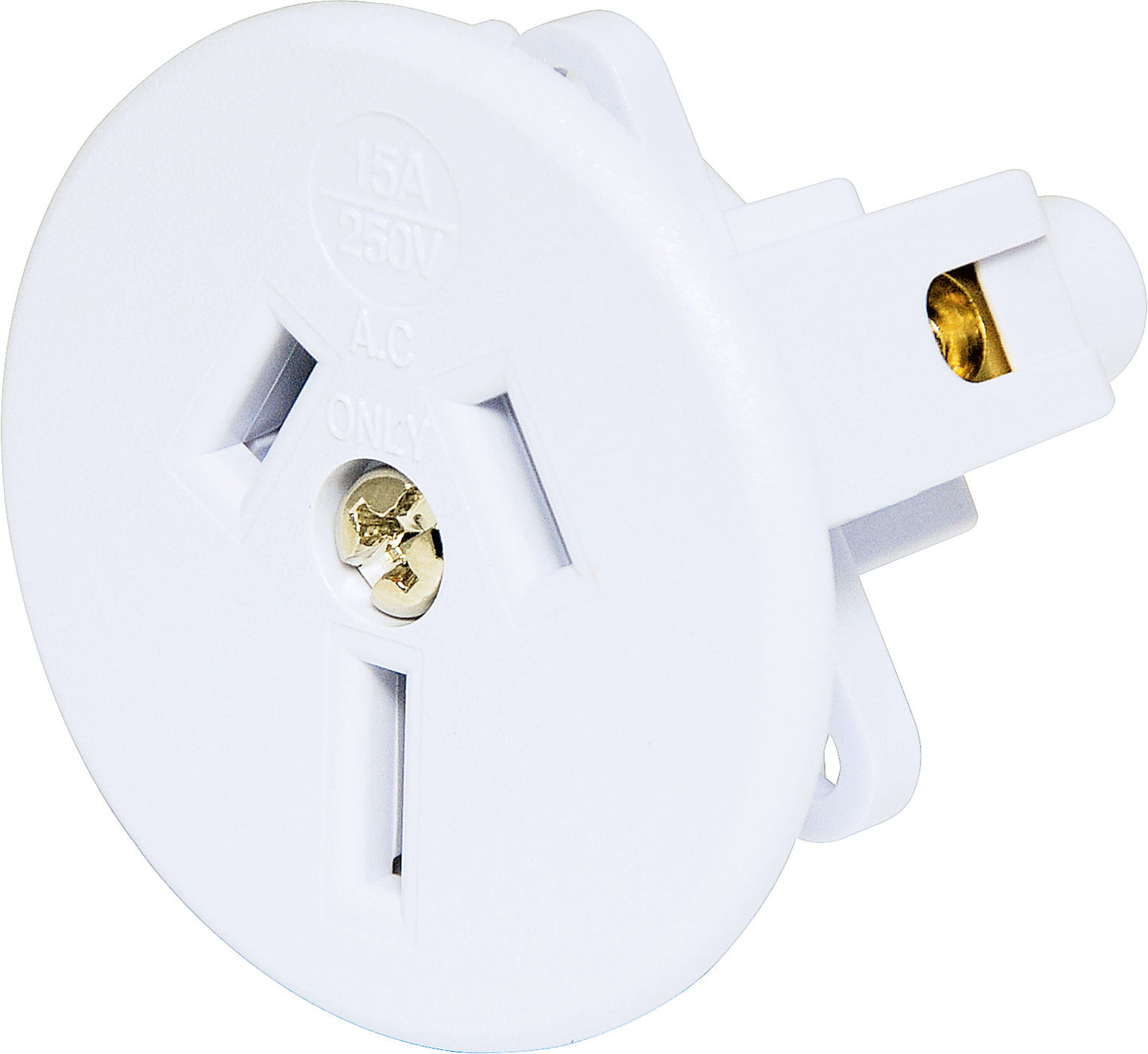 Mains Socket 3 Pin 15A Flush Mount (Side Wire Entry) P8249