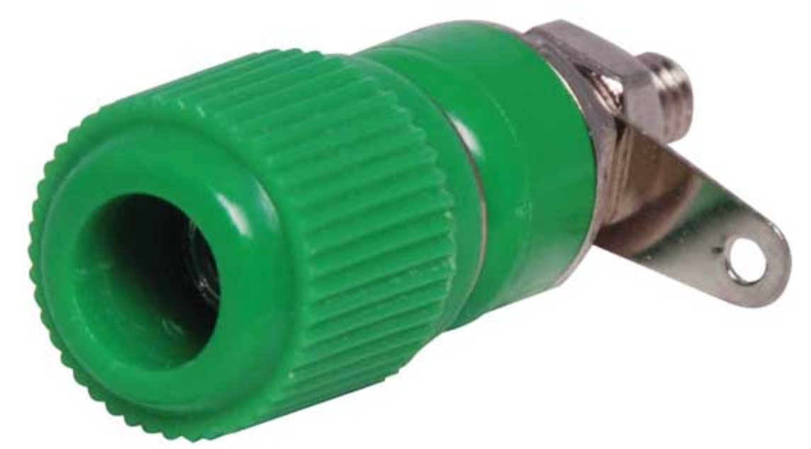 Banana & Binding Posts Plastic Binding Post Green P9237