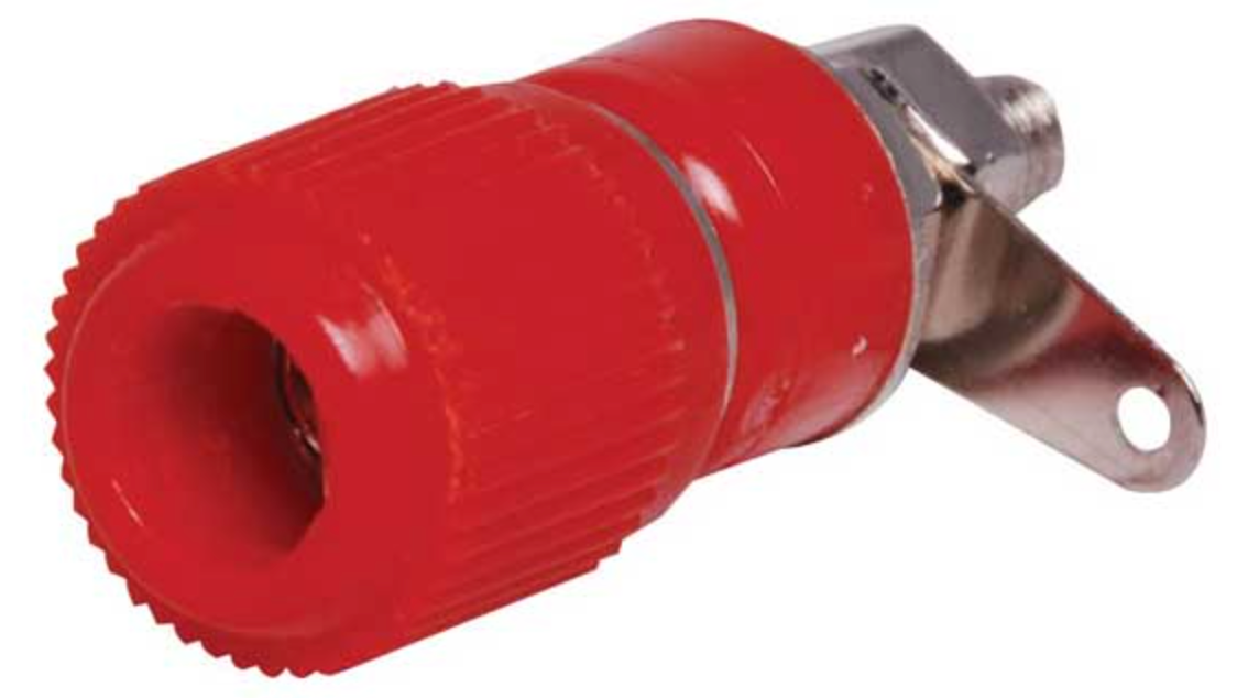 Banana & Binding Posts Plastic Binding Post Red P9238