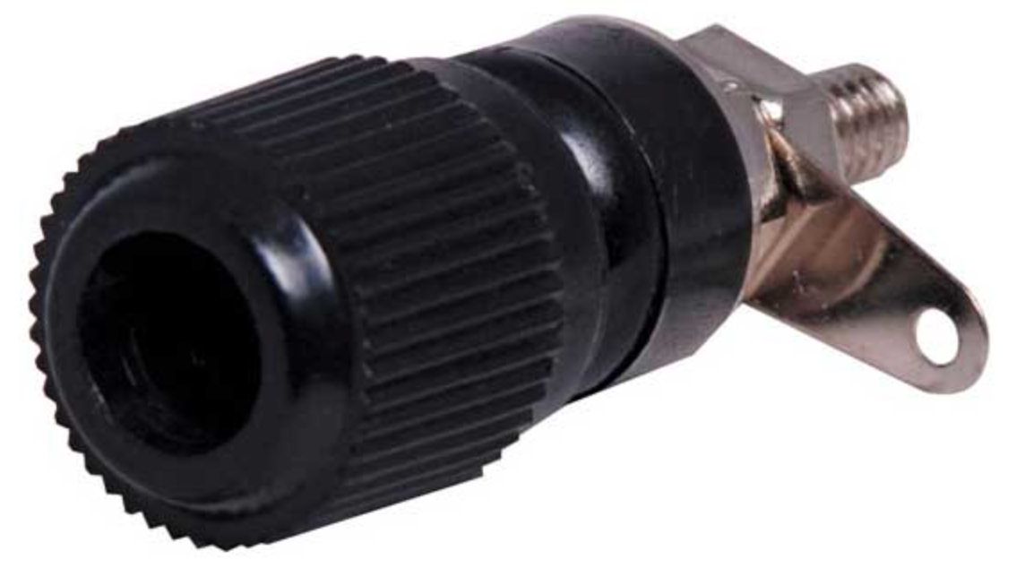 Banana & Binding Posts Plastic Binding Post Black P9240