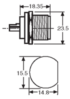Circular Connector 7 Pin 5A Screw-On Male PCB IP67 Waterproof Plug P9427