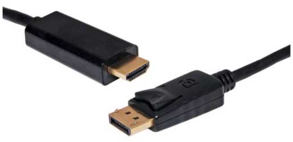DisplayPort Male to HDMI Male Active Adapter Lead 0.75m PA6554