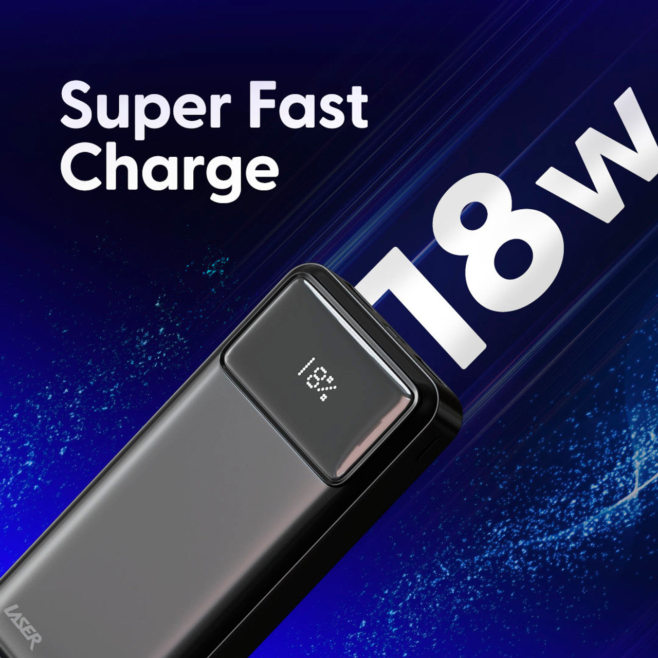 Laser Powerbank 20000mah Black PB-20K24BK