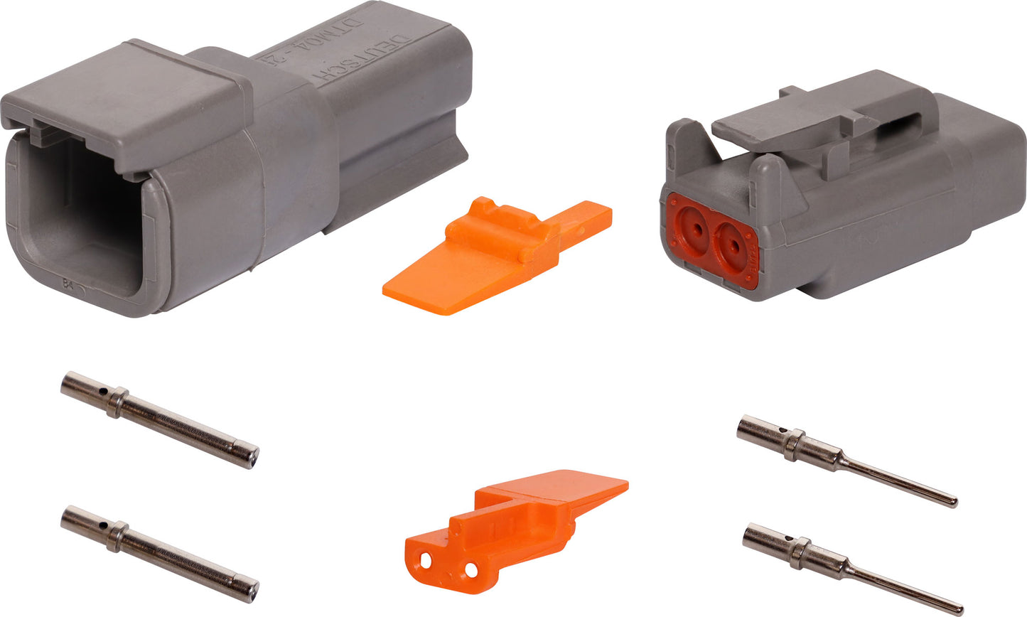 DC Power Connectors Deutsch De-dtm2-1/10 2 Pin 20awg Weatherproof Connector Kit PC7882