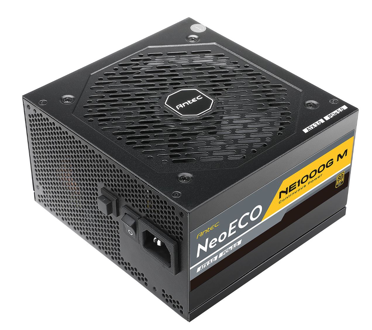 Antec NE 1000w 80+ Gold, Fully-Modular, ATX 3.0, PCI-E 5.0, 140mm Silent Fan, Japanese Caps, ATX Power Supply, PSU,10 Years Warranty PSA-NE1000GMA3