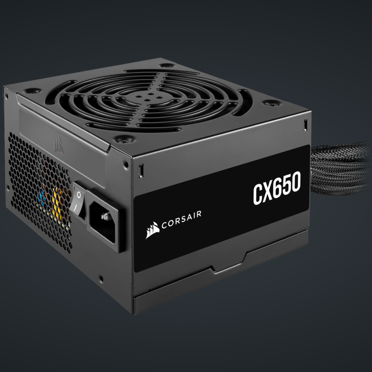 Corsair 650W CX Series, 80 PLUS Bronze Certified, Up to 88% Efficiency, Compact 125mm design easy fit and airflow, ATX PSU 2024 PSCP-CX650-2