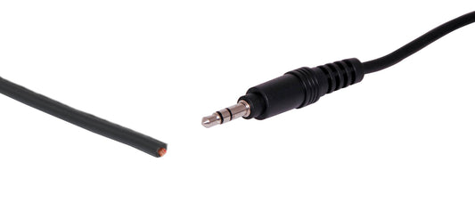 Audio Lead 3.5mm Stereo Plug To Bare End Cable 0.5m PX6000