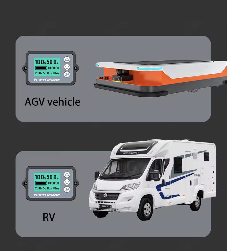 Battery Monitoring Flush Mount 350A Coulometer With Shunt Q0596
