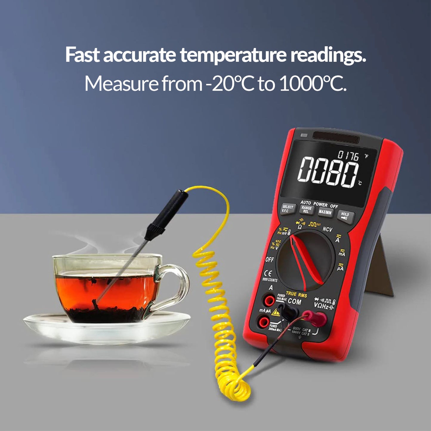 Multimeter Autoranging True RMS Digital Multimeter Q1068A