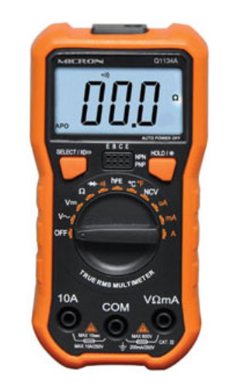 Multimeter Autoranging True RMS Digital Q1134A