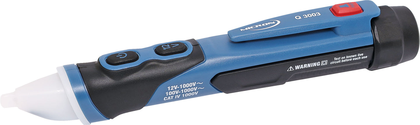 Non Contact IP67 AC Test Probe & LED Torch Q3003