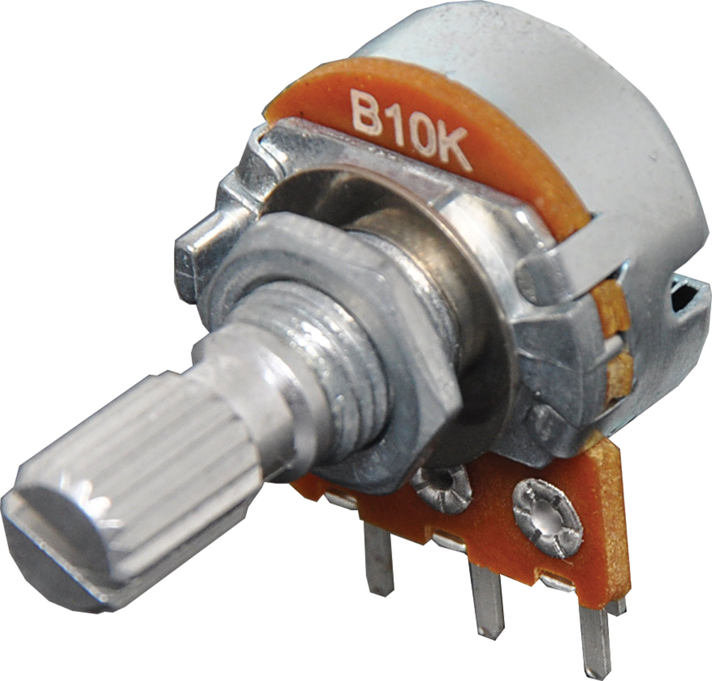 Potentiometer 10k Lin 18T Spline 16mm Single Horizontal PCB Pot R2225