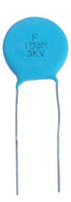 Capacitor Ceramic 0.01uF 3Kv Z5V 10mm R2893