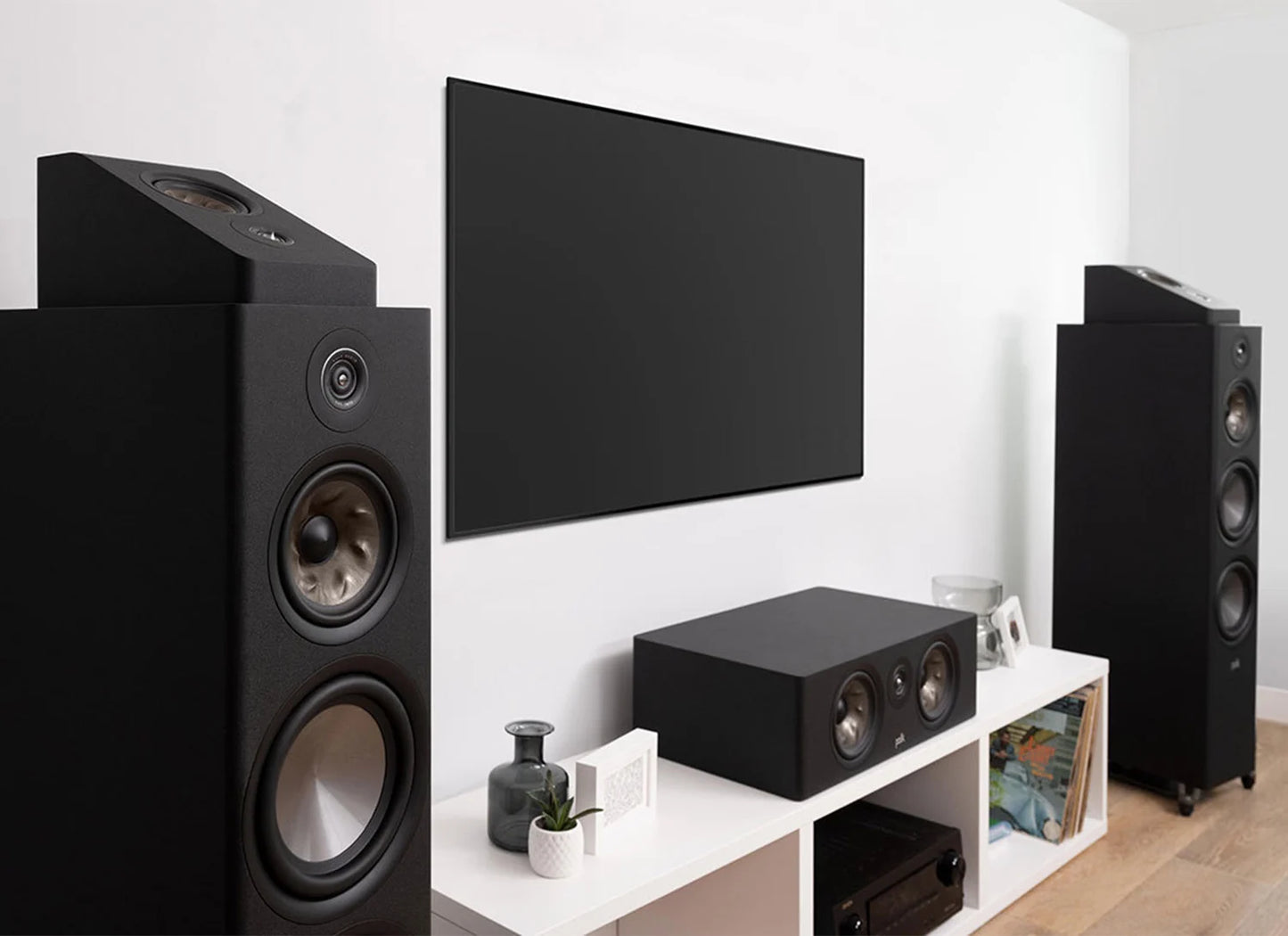Polk Reserve R500 Floor Standing Speaker 4r 2x5.25in 87db 25-200w Black R500B