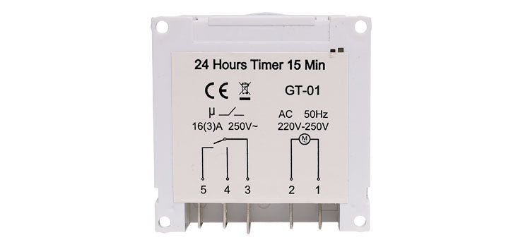 Mains Timer Switch 16A 240VAC NC  S0044A