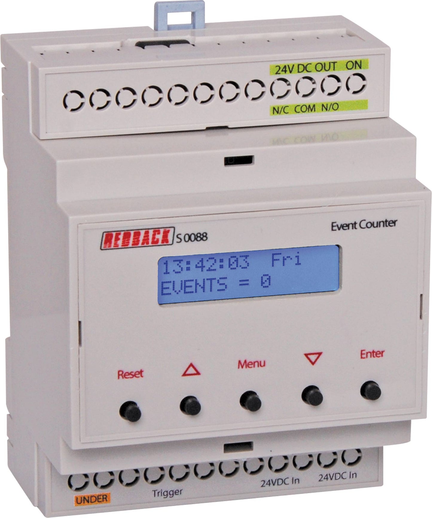 DIN Rail Event Counter S0088