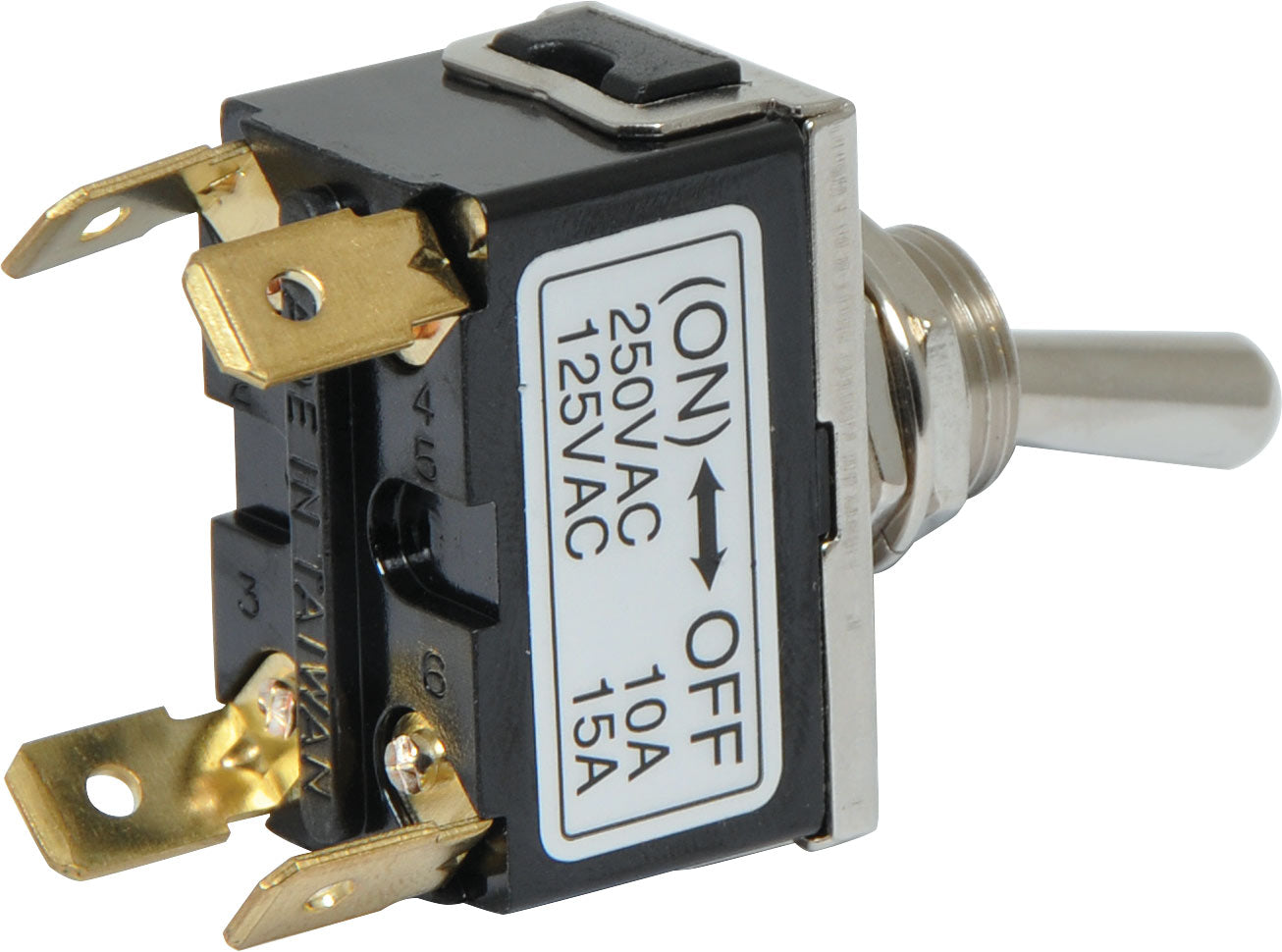 Toggle Switch DPST Momentary On / Off 10A Heavy Duty S1049