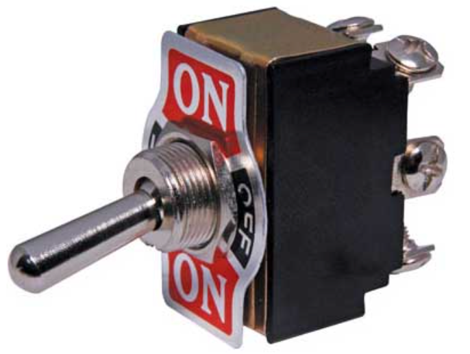 Toggle Switch DPDT (On/Off/On) 6A Heavy Duty S1055