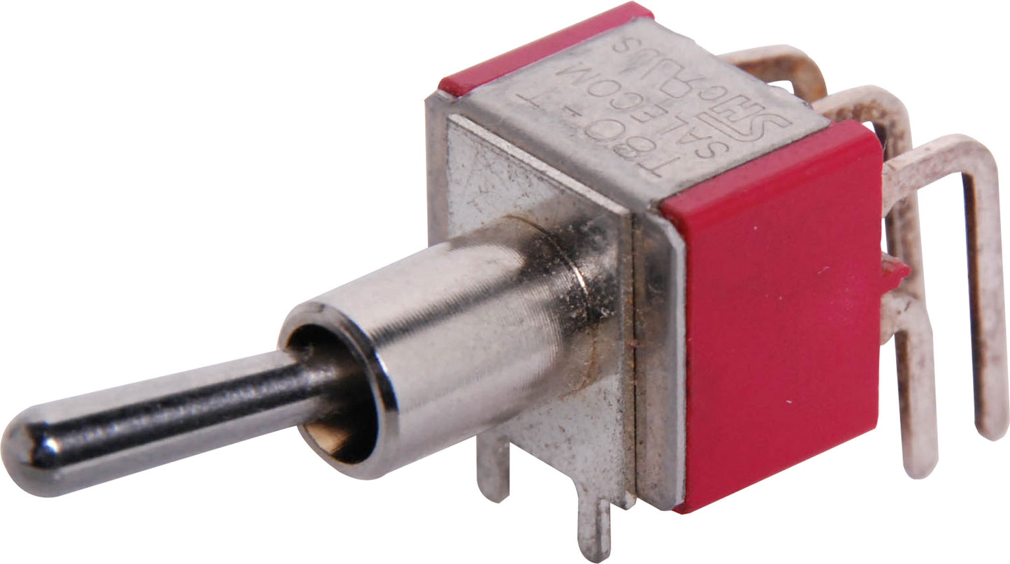 Toggle Switch DPDT Horizontal Action PCB Mount Mini S1360