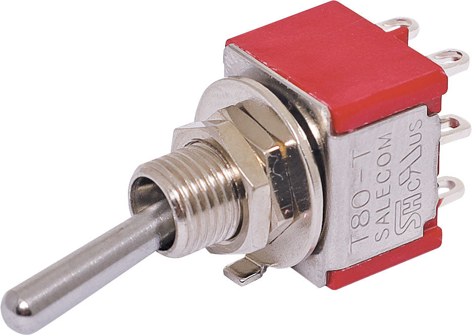 Toggle Switch SP3T Solder Tail Mini S1380