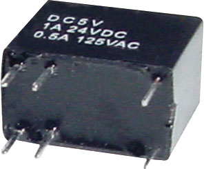 Relay 1A 24VDC SPDT PCB Mount Mini S4114