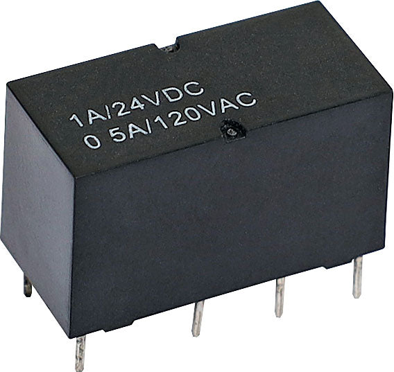 Relay 1A 5VDC DPDT PCB Mount Micro S4147